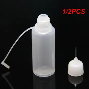 1/2PCS skystų sulčių buteliai Tikslūs daugiafunkciniai tuščios adatos antgalio lašintuvo buteliai lašų siuntimas Plastikinis novatoriškas dizainas