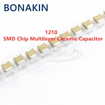 10PCS 1210 3.3UF 335K 50V 100V 10% X7R MLCC SMD chip daugiasluoksnis keraminis kondensatorius