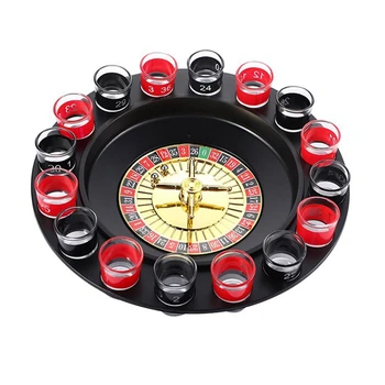 16 duobučių rusiškos ruletės rato besisukantis vyno taurės žaidimas KTV ruletės žaidimas Vyno taurės verpimo ratas