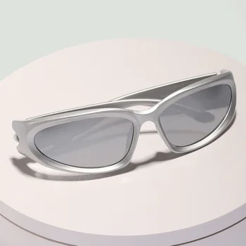 2023 Nauji vaikų akiniai nuo saulės Jojimo akiniai UV400 Futuristiniai madingi vaikai Y2k akiniai nuo saulės Lentes De Sol Mujer