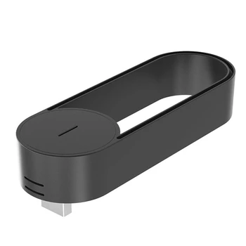 2X 20 milijonų neigiamų jonų valytuvas Mini nešiojamas buitinis jonizatorius USB Plug-In automobilinis oro valytuvas 31㎡-40㎡ Juoda