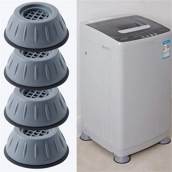 Antivibracinės kojos Padas Guminis pakėlimo kilimėlis Slipstop Tylus skalbimo mašinos šaldytuvas Baldai Universalus sklendžių stovas