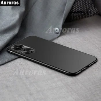 Auroras skirtas OPPO A78 4G NFC dėklas Itin plonas matinis minkštas silikoninis smūgiams atsparus telefono apvalkalas, skirtas OPPO A18 A38 A58 A98 5G galiniam dangteliui