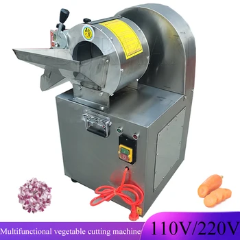 Automatinė lotoso šaknų pjaustyklė Vaisių daržovių pjaustymo mašina Saldžiųjų bulvių traškučių pjaustyklė