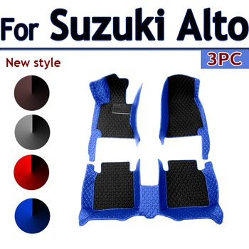 Automobilio grindų kilimėlis Suzuki Alto HA36S 2015~2021 Anti-dirt Pad Carpet Leather Mat Ples Tapete Automotivo Para Carro Automobilių aksesuarai