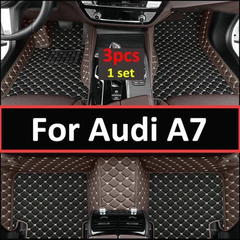 Automobilių grindų kilimėliai Audi A7 2012 2013 2014 2015 2016 2017 2018 Automatinės pėdų pagalvėlės Automobilių kilimų dangtis Salono aksesuarai