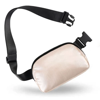 Belt Bag Fanny Pack for Women Men Crossbody Bag PU Leather Sling Bags Bum Bag Small Travel Hip Pack Girls Phone Bag F3MD