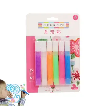 Bubble Pens Bubble Color Paint Rašiklis 6 spalvų stebuklingi rašikliai mergaitėms 