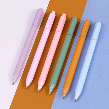 Candy Color Cute Morandi Gel Pen School Biuro rašymo reikmenys Kanceliarinės prekės 0.5mm juodo parašo rašikliai rašalui rašyti
