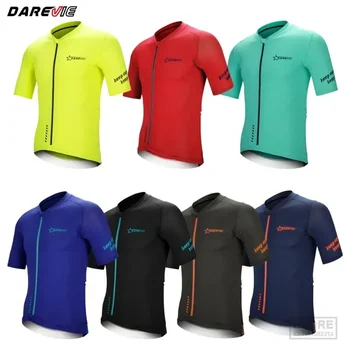 DAREVIE Dviračių marškinėliai Vyrai Moterys 2024 Pro Man Maillot Kvėpuojantys vyriški drabužiai Šviesą atspindintys dviračių marškinėliai