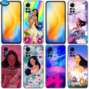Disney Pocahontas juodas dėklas, skirtas Huawei NOVA 10 Y90 9Z 9SE 8i 7i 7SE Y60 5T Mate 40 20 10 Honor 50 Lite X40i 70 Pro telefono dangtelis