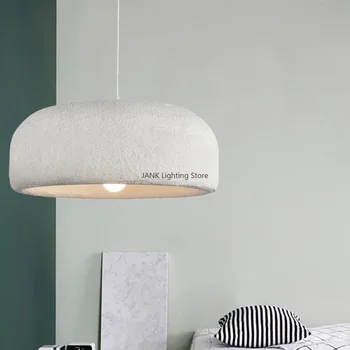 Dizaineris Wabi Sabi LED pakabinama lempa Kūrybinga asmenybė Japoniški polistirolo dekoro šviestuvai Paprasti pakabinami šviestuvai