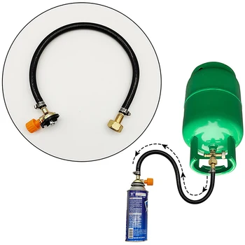  dujų papildymo adapteris sandarus guminis dujų užpildymo vamzdis vamzdžio vamzdžio konverteris pildymo bako jungtis priedai vožtuvo pinta žarna