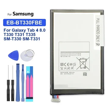 EB-BT330FBU EB-BT330FBE 4450mAh baterija Samsung Galaxy Tab 4 8.0 T330 T331 T335 SM-T330 SM-T331 T337 Batterij