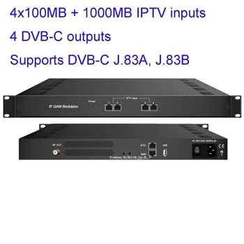 IP į QAM moduliatorių, IP į DVB-C J.83A/B moduliatorių, IPTV kodavimo moduliatorių, IP į DVB-C moduliatorių
