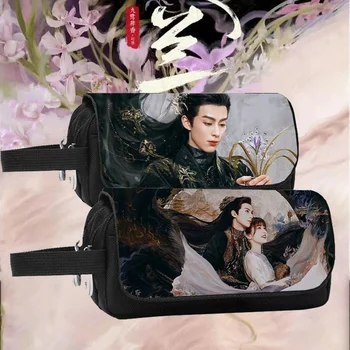 kinų drama Cang Lan Jue drobės pieštukų krepšys Xiao Lanhua pieštukų dėžutė Xiao Lanhua Dongfang Qingcang krepšys Daugiasluoksnė pieštukų dėžutė