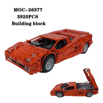Klasikinis statybinis blokas MOC-26377 Super Static Edition sportinis automobilis Labai sunku sujungti dalis Suaugusiųjų ir vaikų žaislų dovana