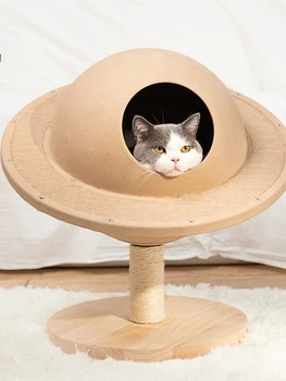 Kosminė kapsulė katės lizdas katės laipiojimo stovas 