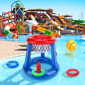 Lauko baseinas Paplūdimio aksesuarai Pripučiamas žiedų mėtymas Ferrule žaidimo rinkinys Plaukiojančio baseino žaislai Paplūdimio pramogos Vasaros vandens žaislas