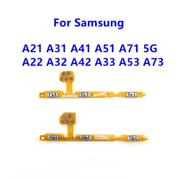 Maitinimo įjungimo / išjungimo mygtukas Garsumo klavišo mygtukas Lankstus kabelis Samsung A21 A31 A41 A51 A71 5G A22 A32 A42 A33 A53 A73
