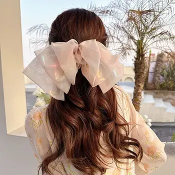 Molans Oversized Bow plaukų segtukai su žavingomis saulėtomis spalvomis Plaukų aksesuarai moterims ir mergaitėms idealiai tinka stilingam plaukų dekoravimui