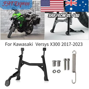 Motociklų centrinis stovas Centrinis stovas Kojų šoninis stovas Kawasaki Versys X300 X-300 X 300 2017-2023 2022 motociklų dalys