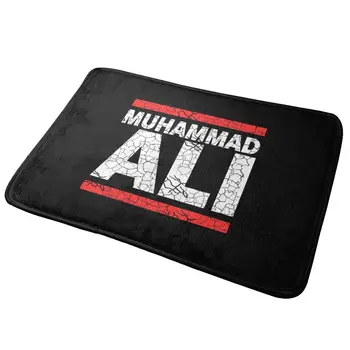 Muhammad Ali Distressed Run Dmc Boxing Run Ali Rap Mat kilimėlis Kilimas Naujas atsitiktinis durų kilimėlis Durys Cushio Vonios grindų kilimėlis
