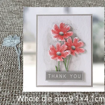 Naujo dizaino amatas Metalo trafareto forma Pjovimo štampai gėlių dekoravimas iškarpų knyga štampų gabalai Albumas Popierinė kortelė Amatų įspaudas