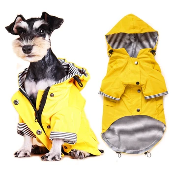 Neperšlampama šunų lietaus striukė Minkšti šilti pavasario/rudens šunų drabužiai mažiems vidutiniams dideliems šunims Vėjo nepraleidžiantis lauko naminių gyvūnėlių kailis su užtrauktuku