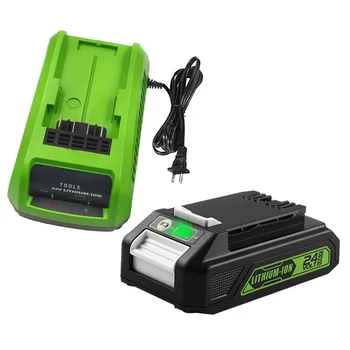 Pakeiskite Greenworks 24V bateriją 3000mAh ličio bateriją ir Greenworks 24V įrankių seriją suderinamą sodo genėjimo įrankio bateriją