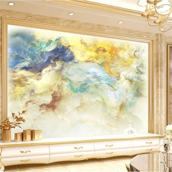 papel de parede Pasirinktiniai tapetai 3D nuotraukų freskos debesų nefrito marmuro akmuo sienos fonas svetainės freska 3D tapetai
