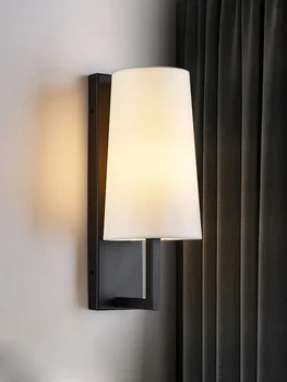 Sieninis šviestuvas Naktinis šviestuvas Amerikos miegamasis Šiaurės šalių LED svetainė Praėjimas Laiptų šviesa Paprasta juoda Šiuolaikinė kūryba
