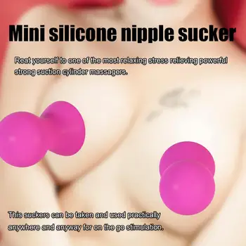 Silikoniniai krūtų spenelių spaustukai Pump Sex Žaislai moterims Spenelių čiulptukų kamuoliukai Padidinimo stimuliatorius Moteriškas krūtų masažuoklis