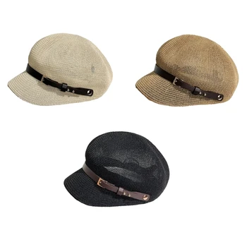 Simple Unisex Handsome Painter Hat Cabbie Hat for Spring Summer Leisure Cap Cap Women Men