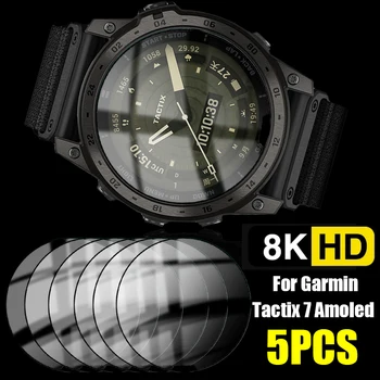 skirta Garmin Tactix 7 Amoled išmaniųjų laikrodžių apsauginės plėvelės Apsauga nuo įbrėžimų 3D lenktos ekrano apsaugos, skirtos Garmin Tactix 7 Amoled