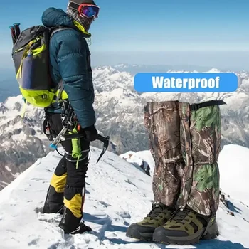 Sniego medžioklės batų juostos getų tvirtinimo elementas laipiojimas 1 reguliuojamas vandeniui atsparus apsaugas Kojų dizainas porai kvėpuoti