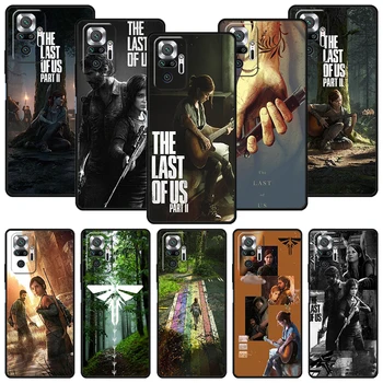 The Last of Us Game Black Phone Case for Xiaomi Redmi Note 10S 11S 11T 11E Pro Plus 12 11 10 9 9S 8 8T 7 5 Silikoninis dangtelis