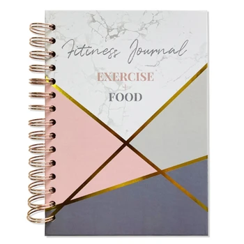 Treniruotės fitneso žurnalo planuotojai,Daily Weekly Non-Dated Planner, Notepad for Fitness and/Nutrition Journal/Planners
