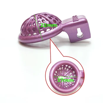 TS CD BDSM Apvali keptuvė Vyrų skaistybės narvas Varpos žiedo užraktas Seksualūs žaislai Femboy mažas violetinis gaidys narvas suaugusiems skirtos prekės Sissy Ladyboy žaislai