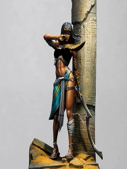 Unassambled 1/24 Amuneth Karnak senovės fantazijos moteris kareivio figūrėlė Dervos figūrėlės miniatiūriniai modelių rinkiniai Nedažyti