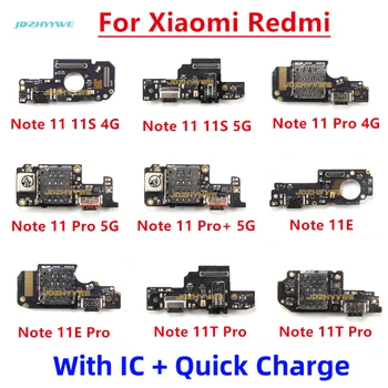 USB įkroviklio prievado lizdo jungties lankstus laidas, skirtas Xiaomi Redmi Note 11 11T 11S 11E Pro +11 4G 5G įkrovimo plokštės moduliui