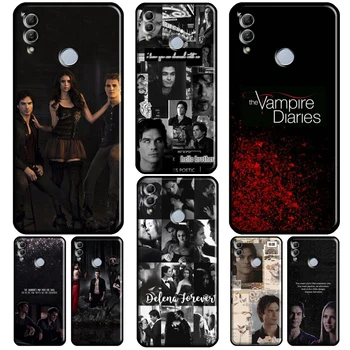 Vampire Diaries TV serialas Huawei Honor 50 10i 7C 7A 6C 4C Pro 8A 9A 6X 7X 8X 9X 7S 8S 9S 8 9 10 Lite telefono dėklas