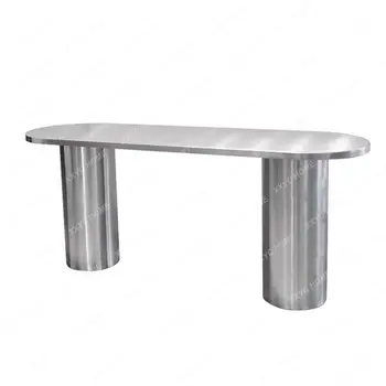 Zhongdao stalo vitrinos pramoninio stiliaus nerūdijančio plieno stalas