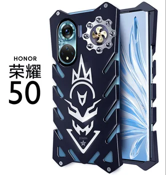 Zimon Originalūs galingi smūgiams atsparūs telefono dėklai, skirti Honor 70 60 Se Honor70 Honor60 Honor50 Pro Aviation aliuminio metalinis dangtelio dėklas